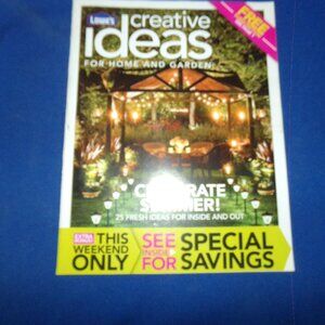 Vintage Lowes Creative Ideas Home & Garden - 2011 - Entertaining Island